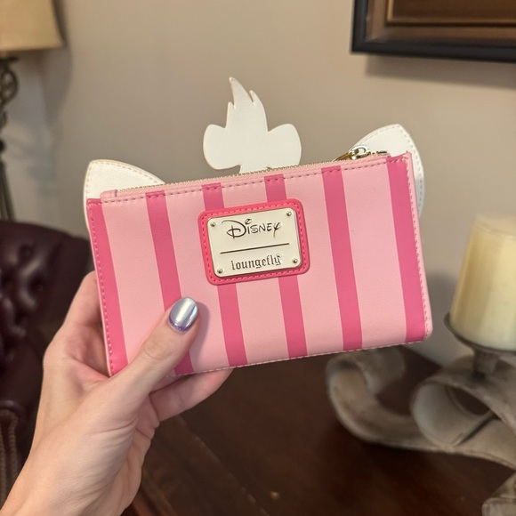 Cute Pink and White Sprinkle Wallet Ann Marie Loungefly x Aristocats Wallet 🐱💕 - Picture 4 of 5